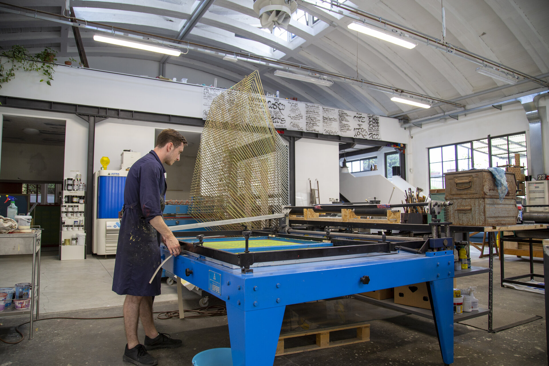 Atelier de sérigraphie