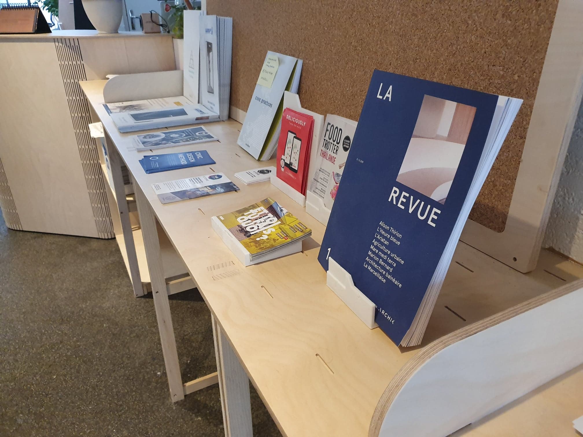 Présentoir revues